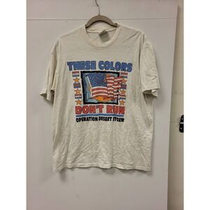 Giorgio‎ Sportswear Vintage Operation Desert Storm T Shirt L USA Made Graphic